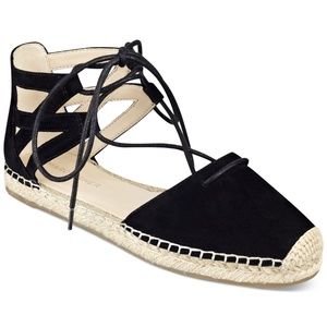 Marc Fisher lace up espadrilles flats